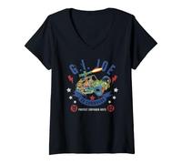 Femme G.I. Joe 1982 Protect Empower Unite G.I. Joe Go Commando T-Shirt avec Col en V