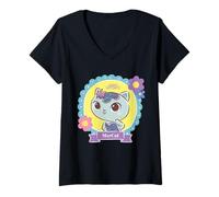Femme Gabby’s Dollhouse Mercat Floral Portrait T-Shirt avec Col en V