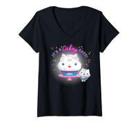 Femme Gabby's Dollhouse It's A Cakey Celebration T-Shirt avec Col en V