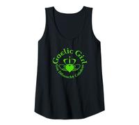 Femme Gaelic Girl GRA, Dilseacht, Cairdeas Claddagh Roundel Débardeur
