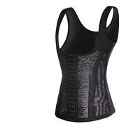 Femme Gaine Amincissant Corset - Gaine Ventre Plat Femme Invisible Gainant Minceur Bodys Shapewear Corset Latex Ceinture De Sudation Femme Shaper Training Corset Corset De Sport Noir