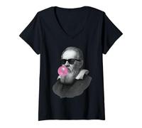 Femme Galileo Galilei T-Shirt avec Col en V
