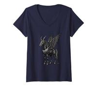 Femme Gamigin - Esprit ailé de Vitesse Arcane T-Shirt avec Col en V