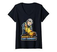 Femme Gardien de l'expédition Perdue T-Shirt avec Col en V