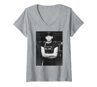 Femme Gary Numan Living Ornaments, époque de la Danse 1981 T-Shirt avec Col en V
