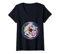 Femme Geeks des Sciences de la Physique des Particules quantiques T-Shirt avec Col en V