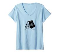 Femme Gen V Let's Read Community Library Sign TV Show T-Shirt avec Col en V