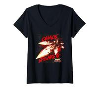 Femme Générations Sonic x Shadow T-Shirt avec Col en V
