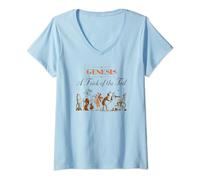 Femme GENESIS TRICK OF THE TAIL T-Shirt avec Col en V