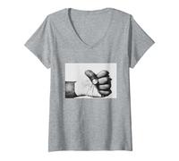 Femme George Foreman Fist Rumble in The Jungle Heavy Weight Boxing T-Shirt avec Col en V