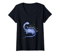 Femme Gigisaurus Grand Dinosaure Argentinosaure Grandma Gigi Saurus T-Shirt avec Col en V