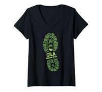 Femme Gila National Forest New Mexico NM Vacation dans la Nature Sauvage T-Shirt avec Col en V