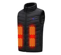 Femme Gilet Chauffant Homme Veste Chauffante sans Manche avec 2/11 Zones de Chauffage Doudoune Veste sans Manche Vêtements Chauffant Hiver Chaud pour le Travail en Plein Air, Chasse Motos Chauffante