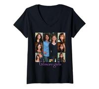 Femme Gilmore Girls Character Squares T-Shirt avec Col en V