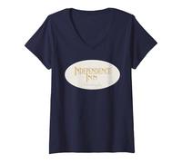 Femme Gilmore Girls Independence Inn T-Shirt avec Col en V