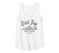 Femme Girls Trip Helsinki Finlande 2026 | Vacances de Voyage pour Filles Débardeur