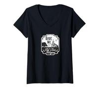 Femme Give Me That Old-Time Religion Style Vintage T-Shirt avec Col en V