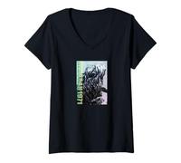 Femme Godzilla Contre Hedra (1971) T-Shirt avec Col en V