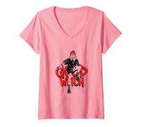 Femme Good Witch - Style Urbain ésotérique au symbolisme Moderne T-Shirt avec Col en V