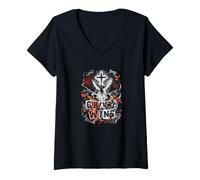 Femme Grace Twins Colombe de la Foi chrétienne T-Shirt avec Col en V