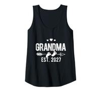 Femme Grand-mère EST. 2027 Première Fois Grand-mère 2027 Débardeur