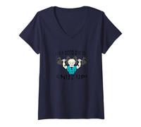 Femme Grand père, C'est Une Bonne journée pour se taire. T-Shirt avec Col en V