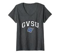 Femme Grand Valley State | Université Officielle de la NCAA | NAFPGVSU03 T-Shirt avec Col en V