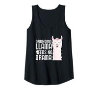 Femme Grandma Llama Needs No Drama Funny and Cute Lama Design Débardeur