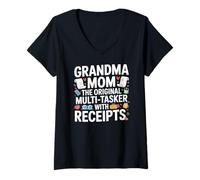 Femme Grandma MOM I VE Seen IT All and I Still Brought Extra Wipes T-Shirt avec Col en V