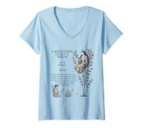 Femme Graphique comédie Classique de Shakespeare Midsummer Night Dream T-Shirt avec Col en V