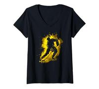 Femme Graphique Hockey et Hockey sur Glace | Hommes, garçons et Adolescents T-Shirt avec Col en V