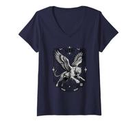 Femme Griffin Shadow L'Ascension de Sitri T-Shirt avec Col en V