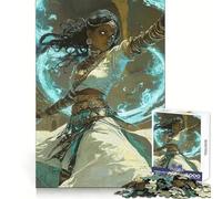 Femme guerrière Mystique, guérisseuse Divine, Puzzle pour Adolescents de 1000 pièces, Jeu d'entraînement cérébral, Art apaisant et Amusant à Assembler, Objet de Collection (50x75cm)