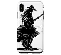Femme Guitariste Coque pour iPhone XS Max