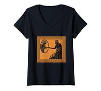 Femme Hadès Perséphone Gods Mythologie Grecque Histoire Mythes T-Shirt avec Col en V