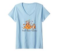Femme Halloween Chip n Dale Fabooolous T-Shirt avec Col en V