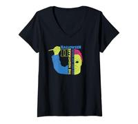 Femme Halloween II The Nightmare Pop Michael Myers T-Shirt avec Col en V