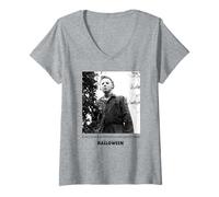 Femme Halloween : Michael Myers, une bonne frayeur T-Shirt avec Col en V