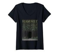 Femme Hamnet Forest Doorway T-Shirt avec Col en V