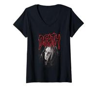 Femme Harry Potter Death Eaters Mono Face T-Shirt avec Col en V