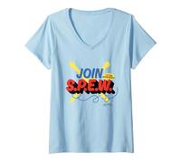 Femme Harry Potter Join S.P.E.W Free The House-Elves T-Shirt avec Col en V