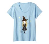 Femme Harry Potter Luna Lovegood Quote and Stars T-Shirt avec Col en V