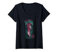Femme Harry Potter Mandrake Warning T-Shirt avec Col en V