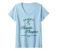 Femme Hearts Players Cool Girls Women Heartbreakers Feminist T-Shirt avec Col en V