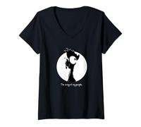Femme Hei Hei, Je Vais Te Chanter la Chanson de Mon Peuple T-Shirt avec Col en V
