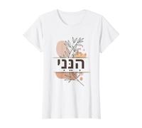 Femme Hineni Hébreu Me Voici Isaïe 6:8 Envoyez-Moi Boho T-Shirt Graphique avec Valeur