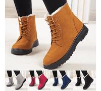 Femme Hiver Chaussures Basket Neige Chaussure Chaudes Botte Chaude Bottines Fourrées De Imperméable Gros Mollet Noir Baskets pour Apres Ski