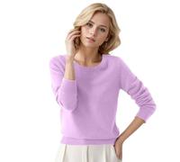 Femme Hiver Col Rond Chaud Pull DéContracté Manches Longues sans Couture Pull en Tricot Chic Tricot Grande Taille T-Shirt Manche Longue Casual Pullover Basic Couleur Unie DéContracté Hauts