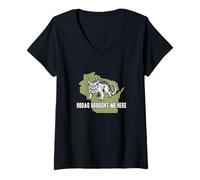 Femme Hodag m'a apporté ici Cryptozoologie Cryptozoologie Cryptozoologistes T-Shirt avec Col en V