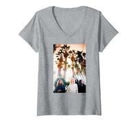 Femme Hole Courtney Love Band in LA par Phil Nicholls T-Shirt avec Col en V